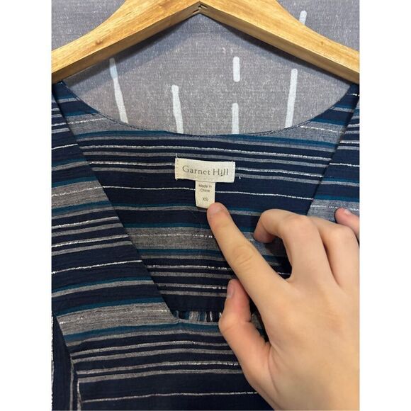 Garnet Hill Shimmering Gauze Dress - Picture 4 of 6